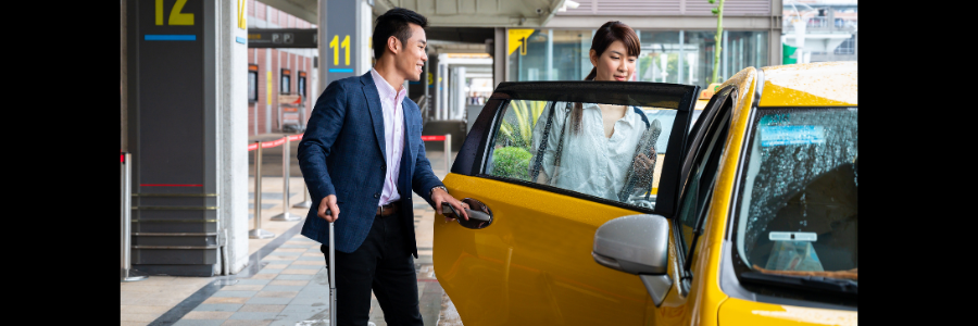 A Professional Driver Helps A Woman